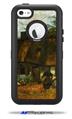 Vincent Van Gogh Cottage - Decal Style Vinyl Skin fits Otterbox Defender iPhone 5C Case (CASE SOLD SEPARATELY)