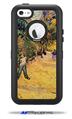 Vincent Van Gogh Entrance To The Public Park In Arles - Decal Style Vinyl Skin fits Otterbox Defender iPhone 5C Case (CASE SOLD SEPARATELY)