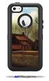 Vincent Van Gogh Farmhouses Among Trees - Decal Style Vinyl Skin fits Otterbox Defender iPhone 5C Case (CASE SOLD SEPARATELY)