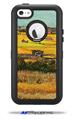 Vincent Van Gogh Harvest At La Crau With Montmajour In The Background - Decal Style Vinyl Skin fits Otterbox Defender iPhone 5C Case (CASE SOLD SEPARATELY)