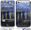 iPhone 3GS Skin - Vincent Van Gogh Starry Night Over The Rhone