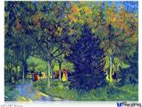 Poster 24"x18" - Vincent Van Gogh Allee in the Park