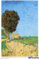 Poster 24"x36" - Vincent Van Gogh A Lane near Arles