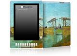 Vincent Van Gogh Bridge At Arles - Decal Style Skin for Amazon Kindle DX