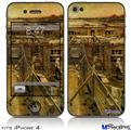 iPhone 4 Decal Style Vinyl Skin - Vincent Van Gogh Workshop (DOES NOT fit newer iPhone 4S)