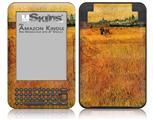 Vincent Van Gogh Arles View From The Wheat Fields - Decal Style Skin fits Amazon Kindle 3 Keyboard (with 6 inch display)
