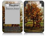 Vincent Van Gogh Autumn Landscape With Four Trees - Decal Style Skin fits Amazon Kindle 3 Keyboard (with 6 inch display)