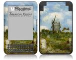 Vincent Van Gogh Blut Fin Windmill - Decal Style Skin fits Amazon Kindle 3 Keyboard (with 6 inch display)