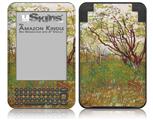 Vincent Van Gogh Cherry Tree - Decal Style Skin fits Amazon Kindle 3 Keyboard (with 6 inch display)