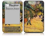 Vincent Van Gogh Entrance To The Public Park In Arles - Decal Style Skin fits Amazon Kindle 3 Keyboard (with 6 inch display)