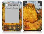 Vincent Van Gogh Haystacks In Provence2 - Decal Style Skin fits Amazon Kindle 3 Keyboard (with 6 inch display)