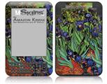 Vincent Van Gogh Irises - Decal Style Skin fits Amazon Kindle 3 Keyboard (with 6 inch display)