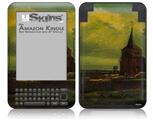 Vincent Van Gogh Old Tower - Decal Style Skin fits Amazon Kindle 3 Keyboard (with 6 inch display)