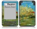 Vincent Van Gogh Orchard - Decal Style Skin fits Amazon Kindle 3 Keyboard (with 6 inch display)