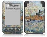 Vincent Van Gogh Orchard With Cypress - Decal Style Skin fits Amazon Kindle 3 Keyboard (with 6 inch display)