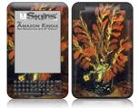 Vincent Van Gogh Red Gladioli - Decal Style Skin fits Amazon Kindle 3 Keyboard (with 6 inch display)