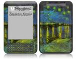 Vincent Van Gogh Rhone - Decal Style Skin fits Amazon Kindle 3 Keyboard (with 6 inch display)