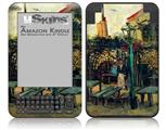 Vincent Van Gogh Terrace Of A Cafe - Decal Style Skin fits Amazon Kindle 3 Keyboard (with 6 inch display)