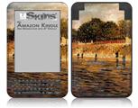 Vincent Van Gogh The Banks Of The Seine - Decal Style Skin fits Amazon Kindle 3 Keyboard (with 6 inch display)