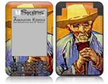 Vincent Van Gogh The Peasant - Decal Style Skin fits Amazon Kindle 3 Keyboard (with 6 inch display)