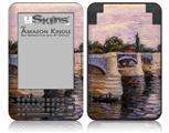 Vincent Van Gogh The Seine With The Pont De La Grande Jette - Decal Style Skin fits Amazon Kindle 3 Keyboard (with 6 inch display)