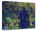 Gallery Wrapped 11x14x1.5  Canvas Art - Vincent Van Gogh Allee in the Park