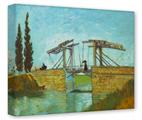 Gallery Wrapped 11x14x1.5  Canvas Art - Vincent Van Gogh Bridge At Arles