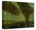 Gallery Wrapped 11x14x1.5  Canvas Art - Vincent Van Gogh Country Lane