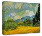 Gallery Wrapped 11x14x1.5  Canvas Art - Vincent Van Gogh Cypresses
