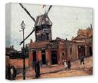Gallery Wrapped 11x14x1.5  Canvas Art - Vincent Van Gogh Le Moulin De La Galette6