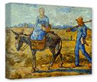Gallery Wrapped 11x14x1.5  Canvas Art - Vincent Van Gogh Morning