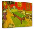 Gallery Wrapped 11x14x1.5  Canvas Art - Vincent Van Gogh Night Cafe