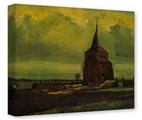 Gallery Wrapped 11x14x1.5  Canvas Art - Vincent Van Gogh Old Tower