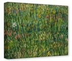 Gallery Wrapped 11x14x1.5  Canvas Art - Vincent Van Gogh Patch Of Grass