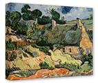 Gallery Wrapped 11x14x1.5  Canvas Art - Vincent Van Gogh Shelters In Cordeville