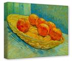Gallery Wrapped 11x14x1.5  Canvas Art - Vincent Van Gogh Six Oranges