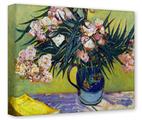 Gallery Wrapped 11x14x1.5  Canvas Art - Vincent Van Gogh Still Life With Oleander