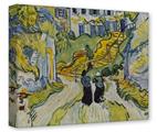 Gallery Wrapped 11x14x1.5  Canvas Art - Vincent Van Gogh Street And Road In Auvers