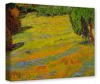 Gallery Wrapped 11x14x1.5  Canvas Art - Vincent Van Gogh Sunny Lawn