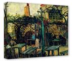 Gallery Wrapped 11x14x1.5  Canvas Art - Vincent Van Gogh Terrace Of A Cafe