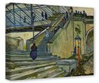 Gallery Wrapped 11x14x1.5  Canvas Art - Vincent Van Gogh The Bridge At Trinquetaille