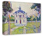Gallery Wrapped 11x14x1.5  Canvas Art - Vincent Van Gogh The Community House In Auvers