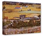 Gallery Wrapped 11x14x1.5  Canvas Art - Vincent Van Gogh The Harvest