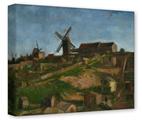 Gallery Wrapped 11x14x1.5  Canvas Art - Vincent Van Gogh The Hill Of Monmartre