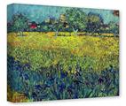 Gallery Wrapped 11x14x1.5  Canvas Art - Vincent Van Gogh View Of Arles With Irises