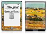 Vincent Van Gogh Harvest At La Crau With Montmajour In The Background - Decal Style Skin (fits 4th Gen Kindle with 6inch display and no keyboard)