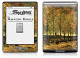 Vincent Van Gogh Lane With Poplars - Decal Style Skin (fits 4th Gen Kindle with 6inch display and no keyboard)