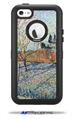 Vincent Van Gogh Orchard With Cypress - Decal Style Vinyl Skin fits Otterbox Defender iPhone 5C Case (CASE SOLD SEPARATELY)