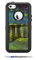 Vincent Van Gogh Rhone - Decal Style Vinyl Skin fits Otterbox Defender iPhone 5C Case (CASE SOLD SEPARATELY)