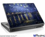 Laptop Skin (Small) - Vincent Van Gogh Starry Night Over The Rhone